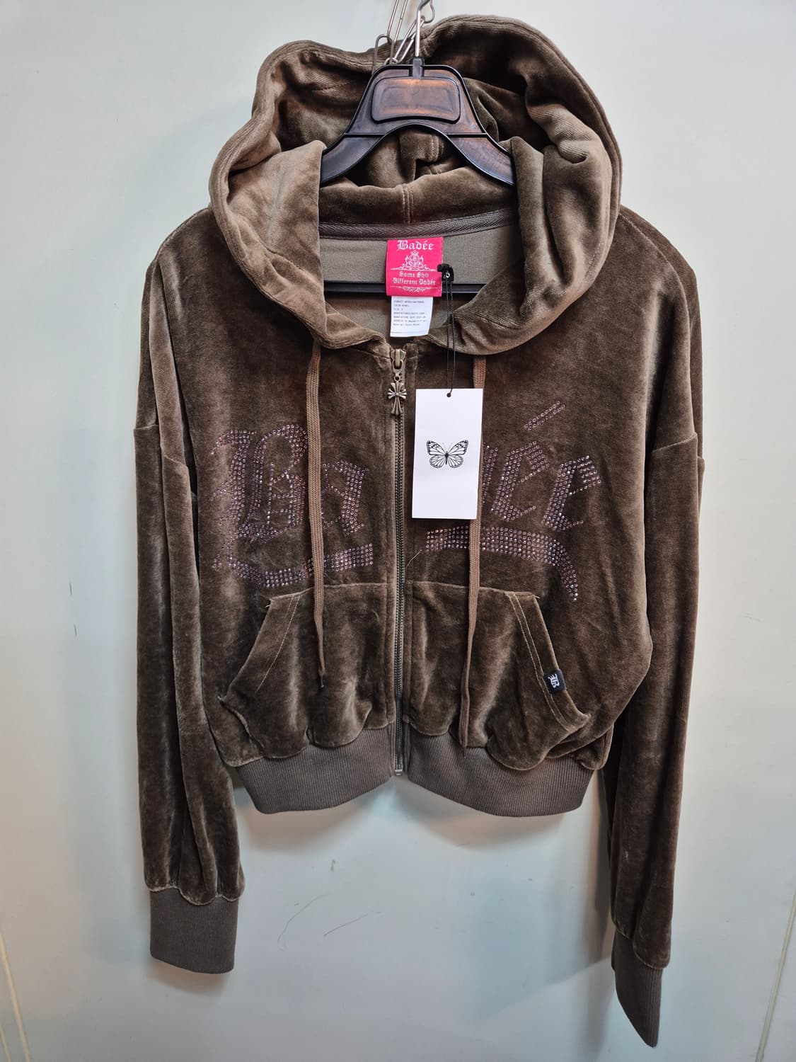 배디 벨벳 후드(새상품) 상품이미지1