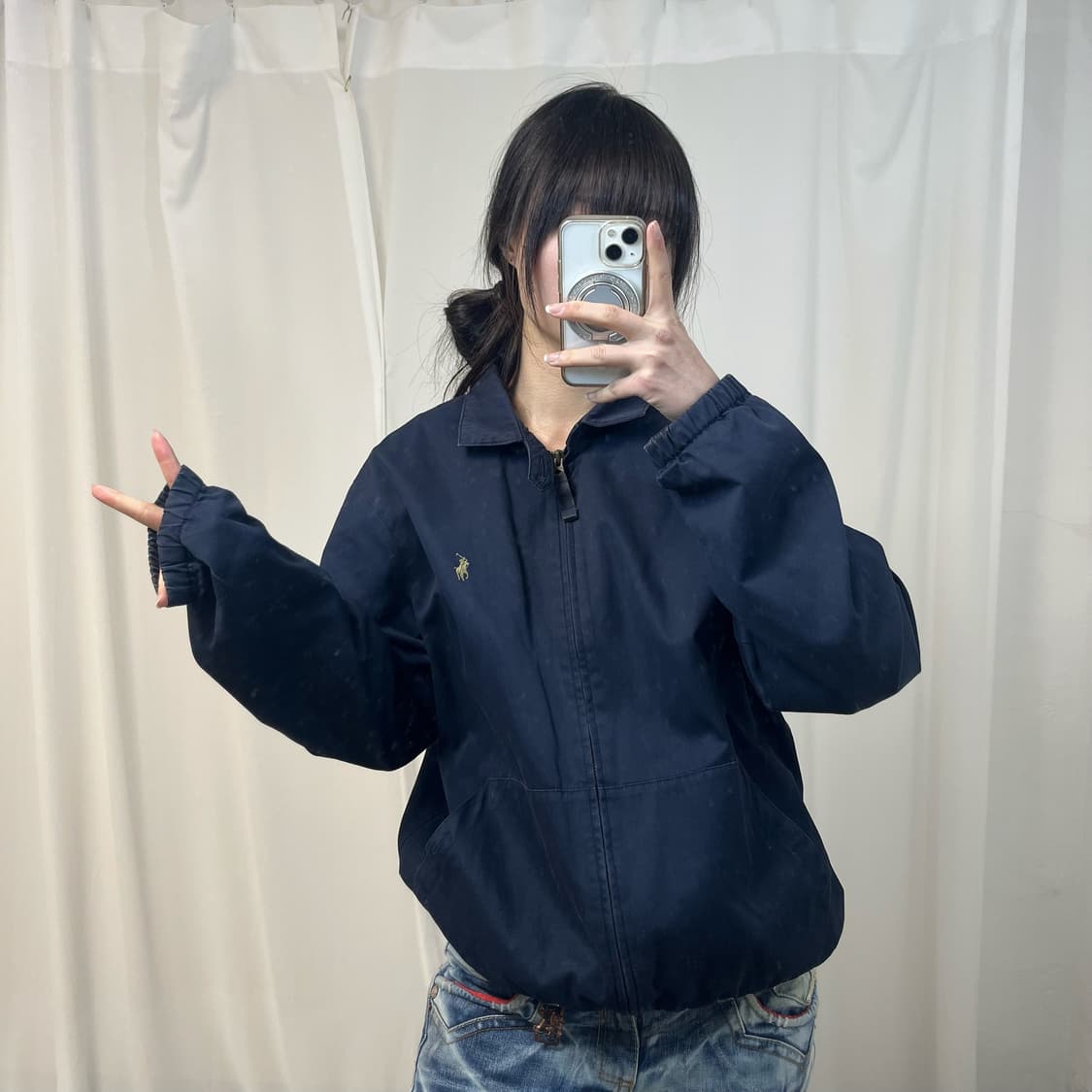 Polo Ralph Lauren navy blouson 상품이미지2