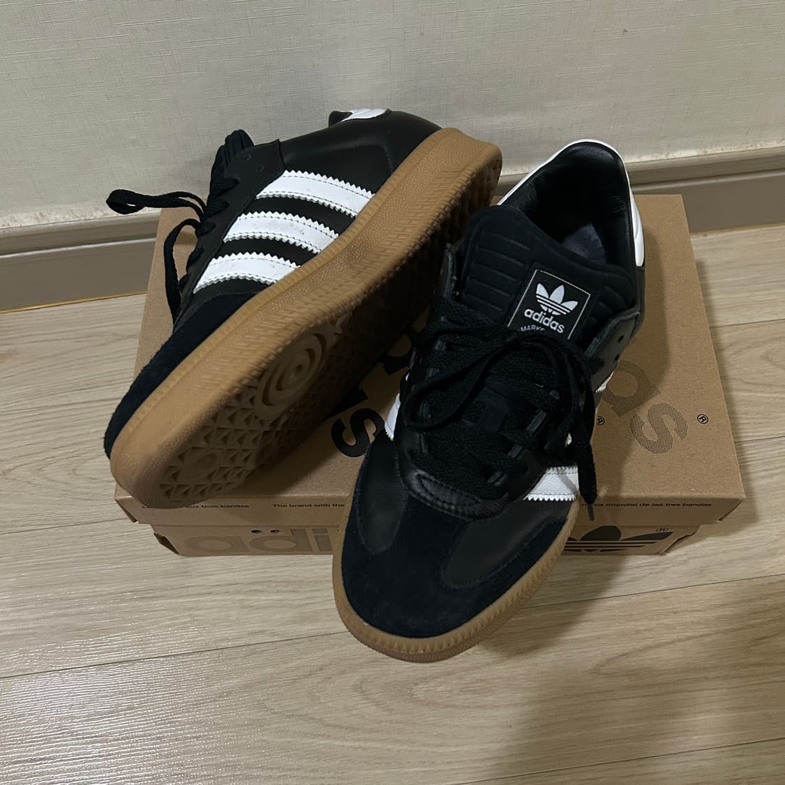 아디다스 삼바 XLG 블랙 IE1379 (245) 상품이미지1