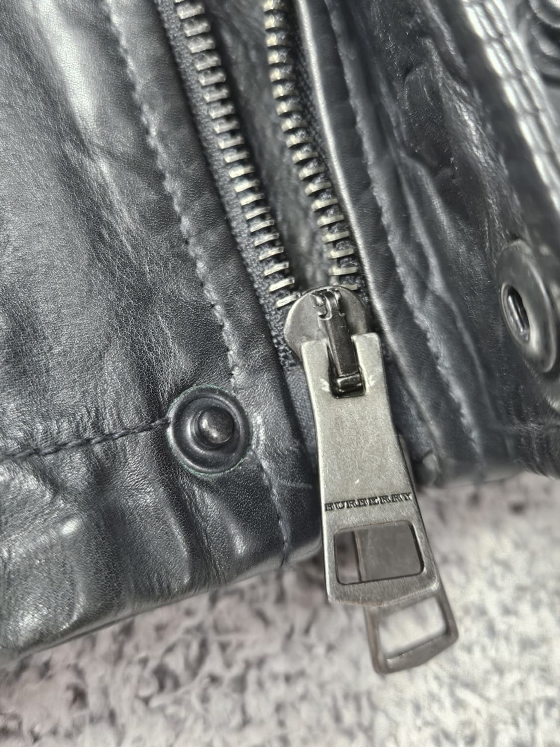 버버리 브릿 카프레더 웨스턴 필드 가죽자켓 ( S ) / 10485 상품이미지6