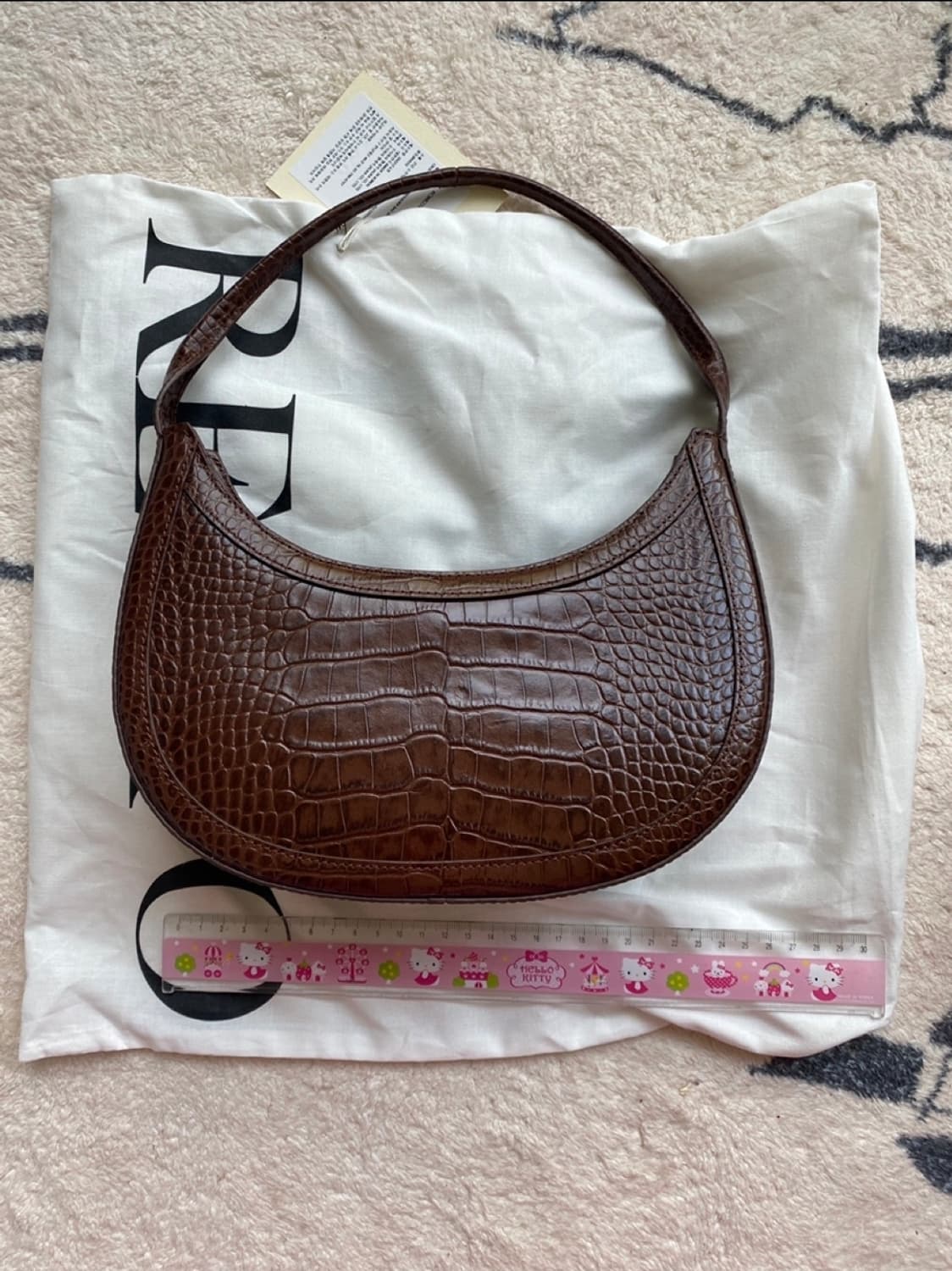 렉토 크로크이펙트 쇼울더백 브라운 새상품 상품이미지3