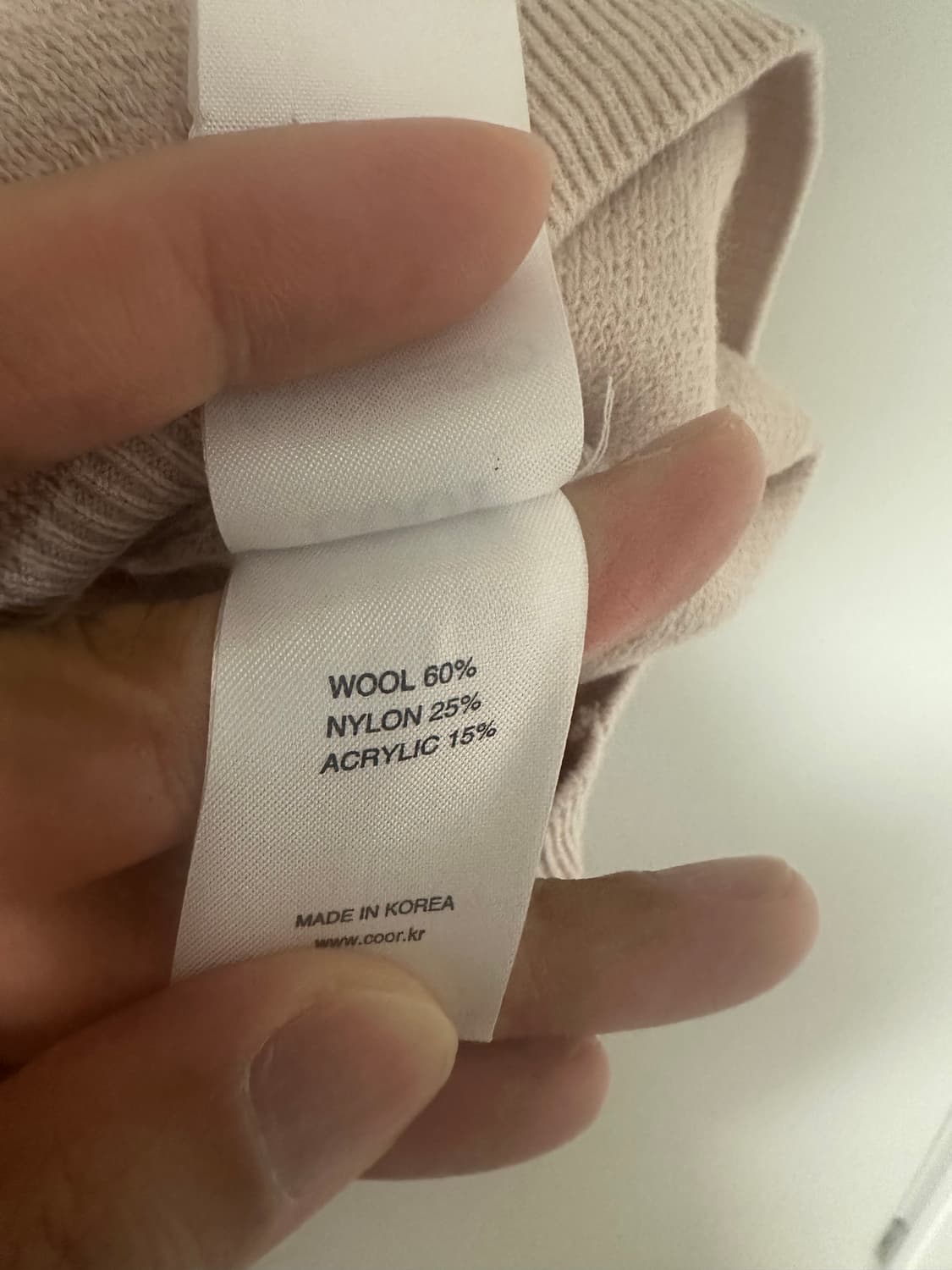 쿠어 울 니트(인디핑크) XL 판매 상품이미지4