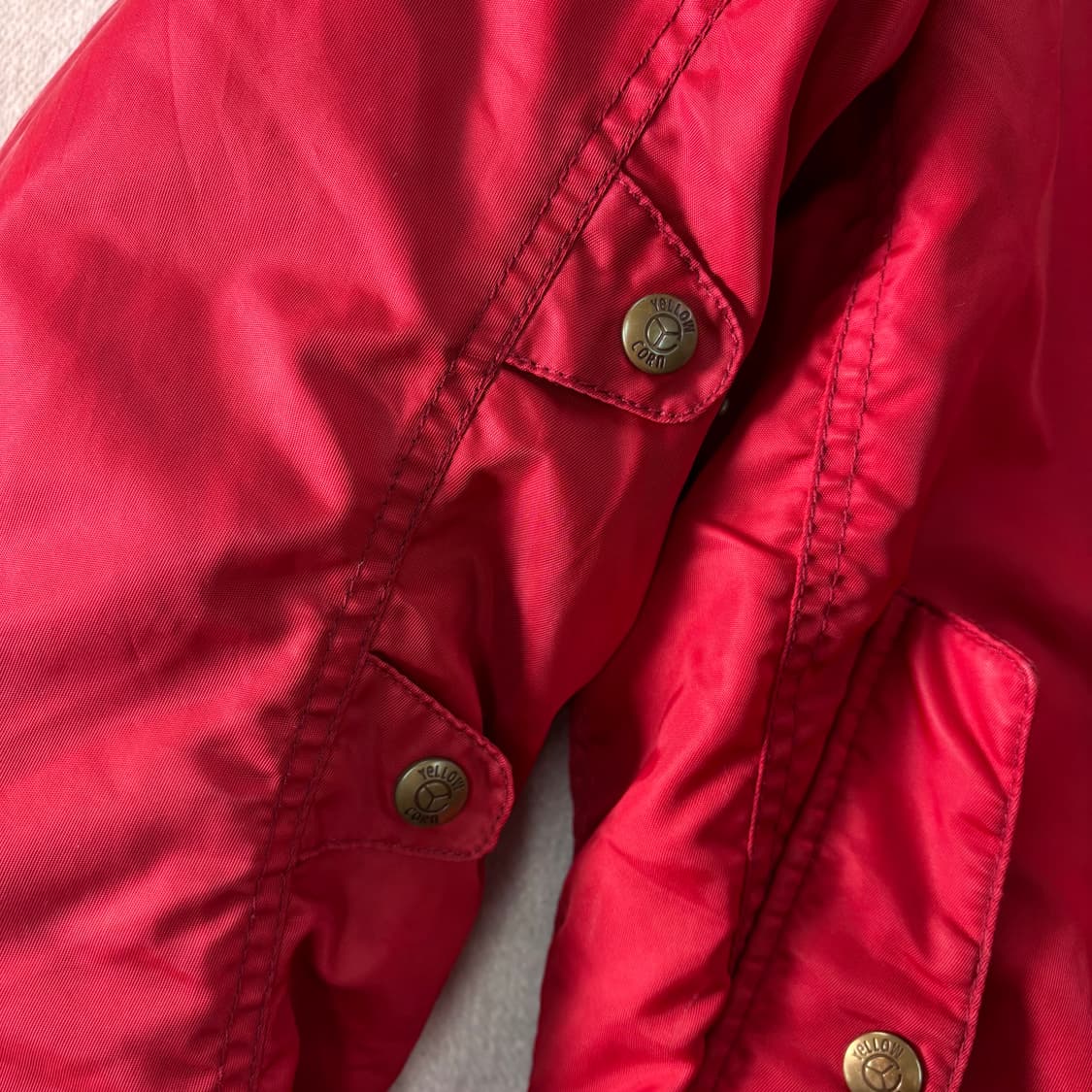 100 옐로우콘 나일론 레이싱 자켓 상품이미지6