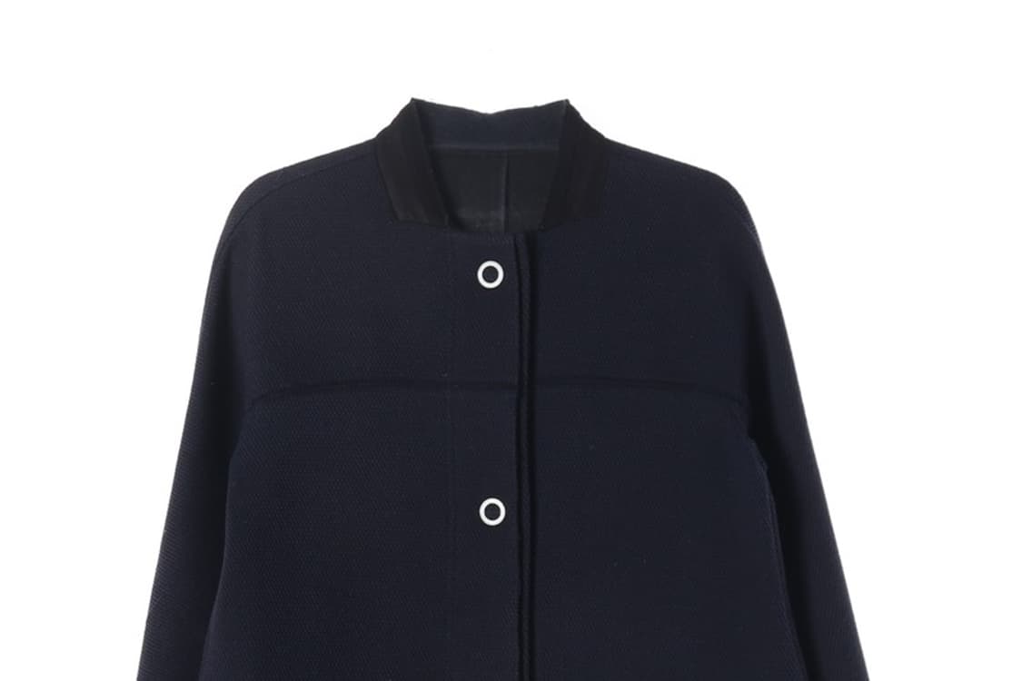 SYSTEM 코튼 울 혼방 하프 코트 상품이미지3