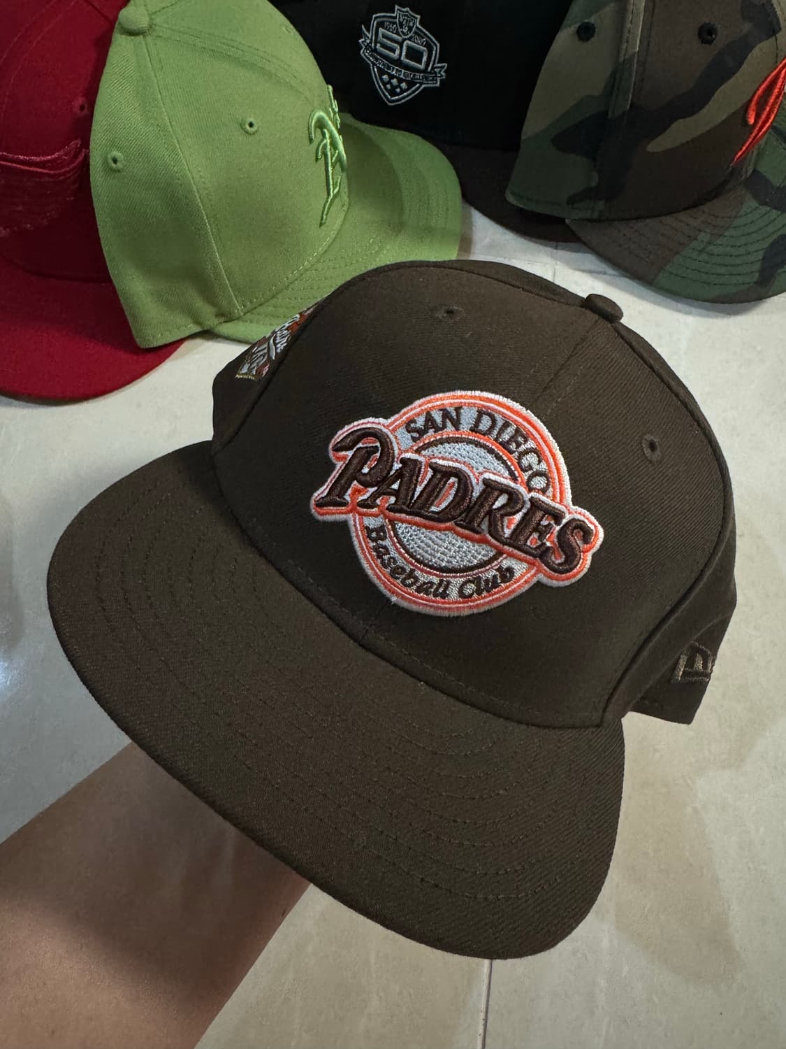 뉴에라 샌디에이고 파드리스 40th 캡 5/8 미시착  상품이미지1