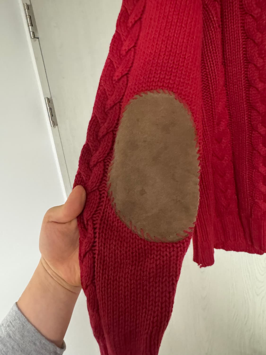 Polo 폴로 랄프로렌 피셔맨 리넨코튼 엘보 스웨이드 니트 상품이미지5