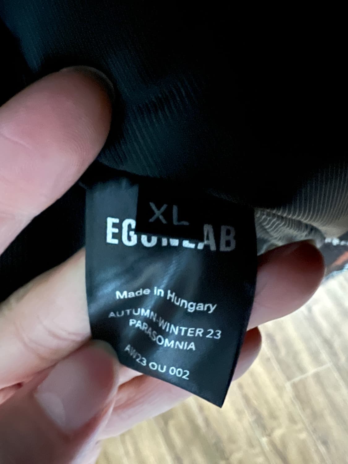 Egonlab 아가일 봄버 자켓 XL 급처 상품이미지3