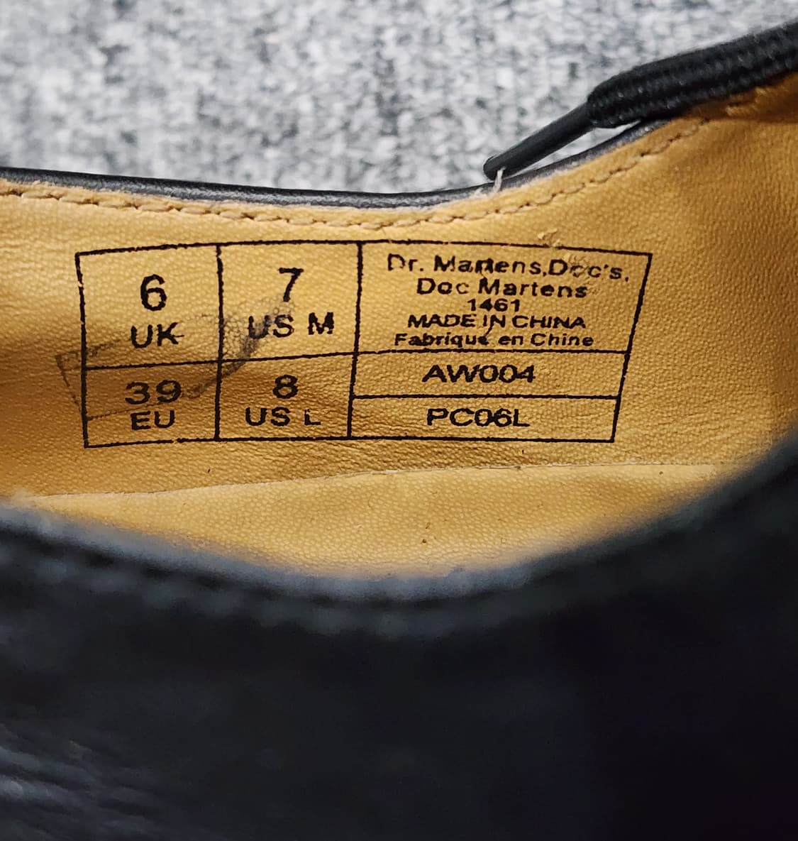 닥터마틴 1461 나파 3홀 더비슈즈 UK6 250 공용 상품이미지10