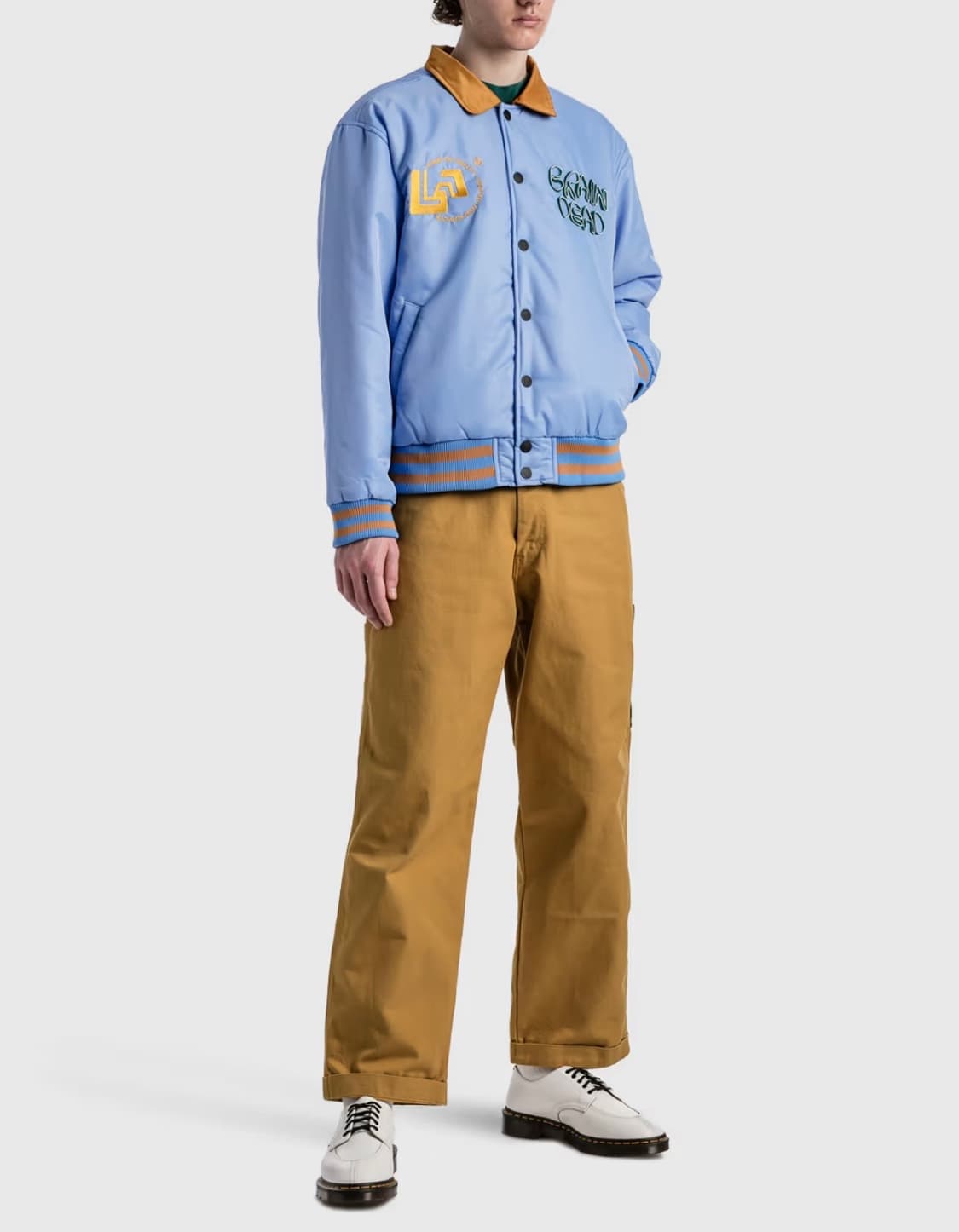 브레인데드 Brain Dead 휴먼 하드웨어 새틴 재킷 L 상품이미지5