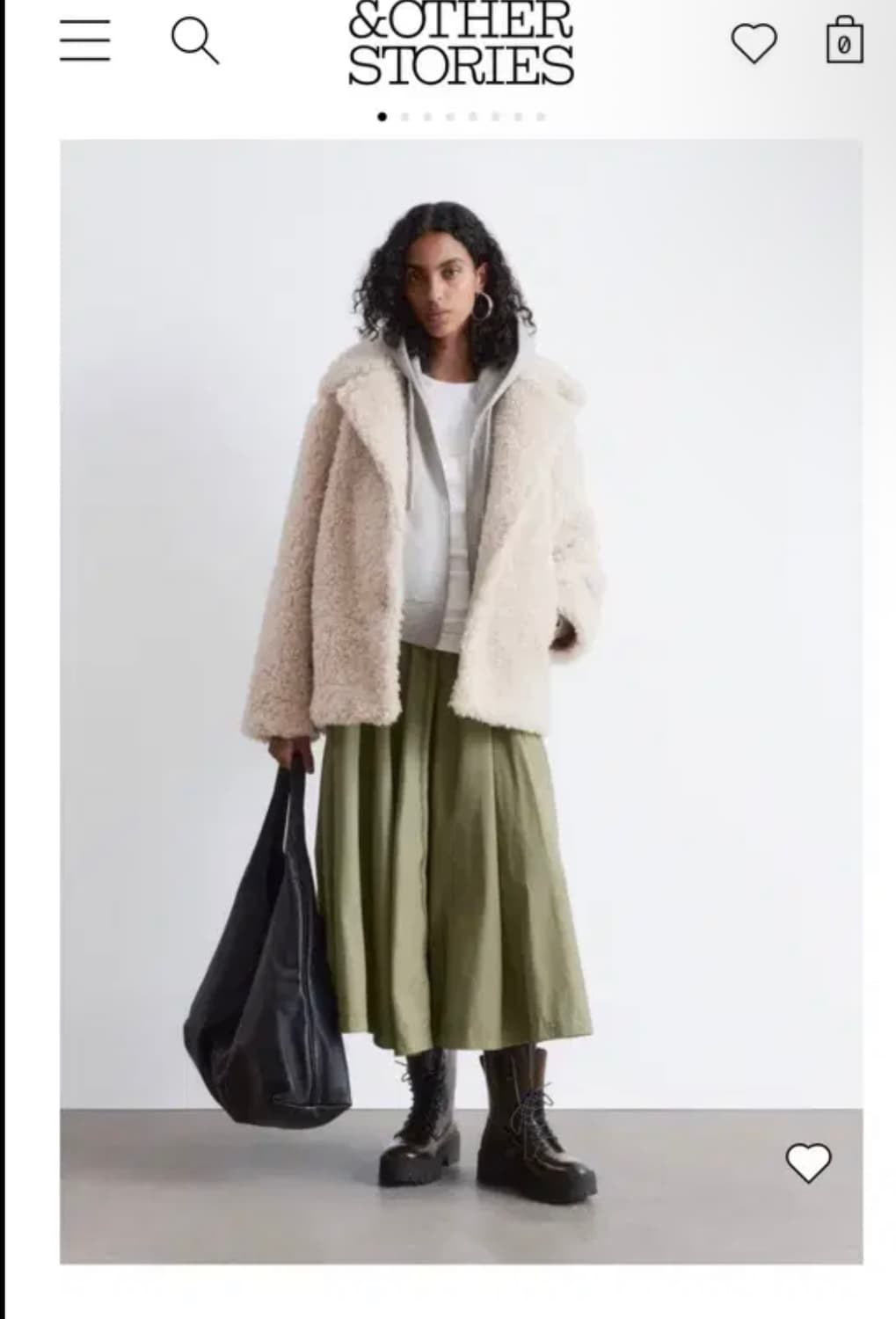 앤아더스토리즈 퍼자켓 (새상품m) 상품이미지2