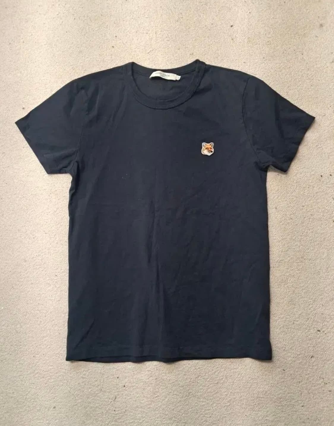 메종키츠네 네이비 반팔 상품이미지1