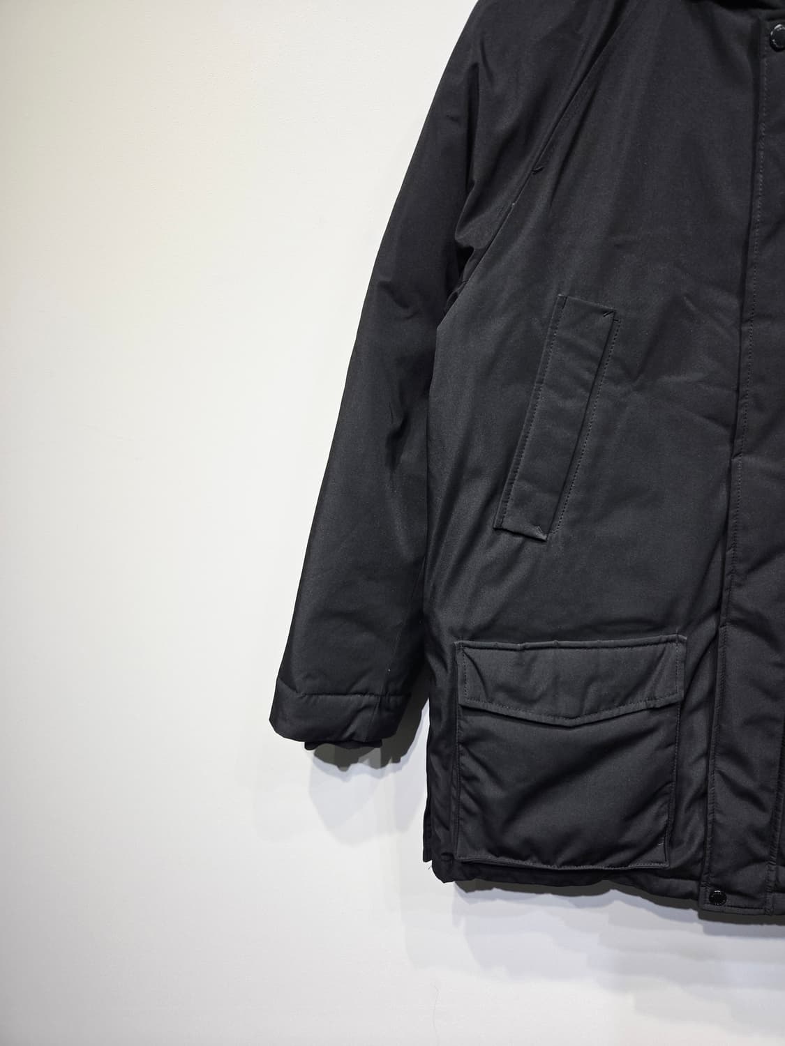 캉골 덕다운 블랙 야상 패딩 상품이미지4