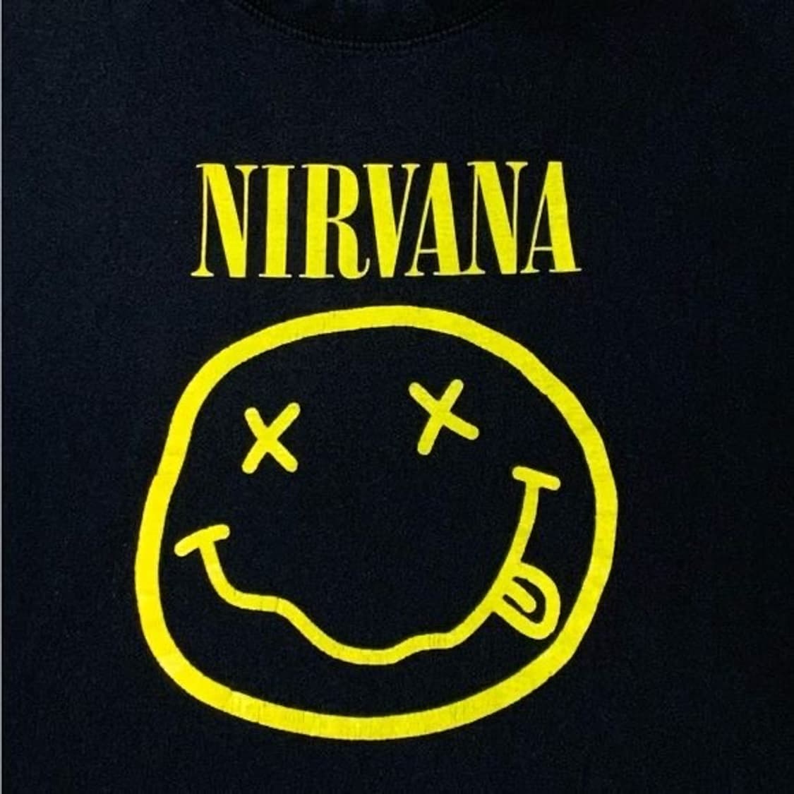 00s 너바나 스마일 로고 밴드티 L 상품이미지3