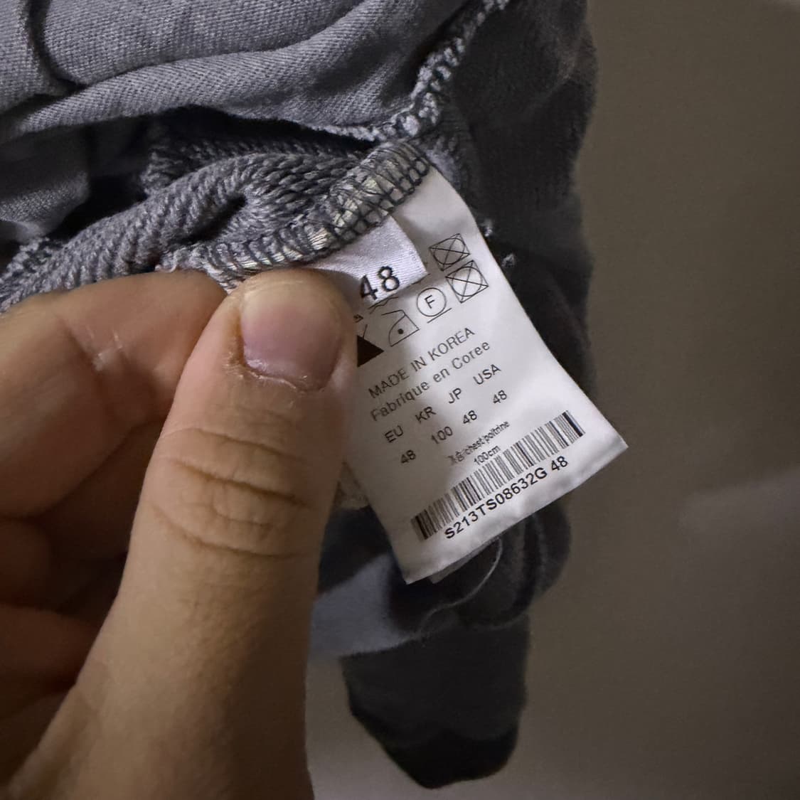 솔리드옴므 빽로고 후드 티셔츠 48 (남성 105까지) 상품이미지9