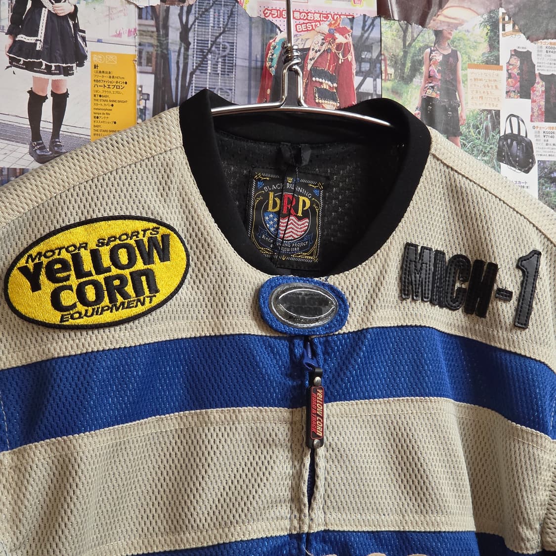 JPN 옐로우콘 레이싱 반팔 자켓 상품이미지2