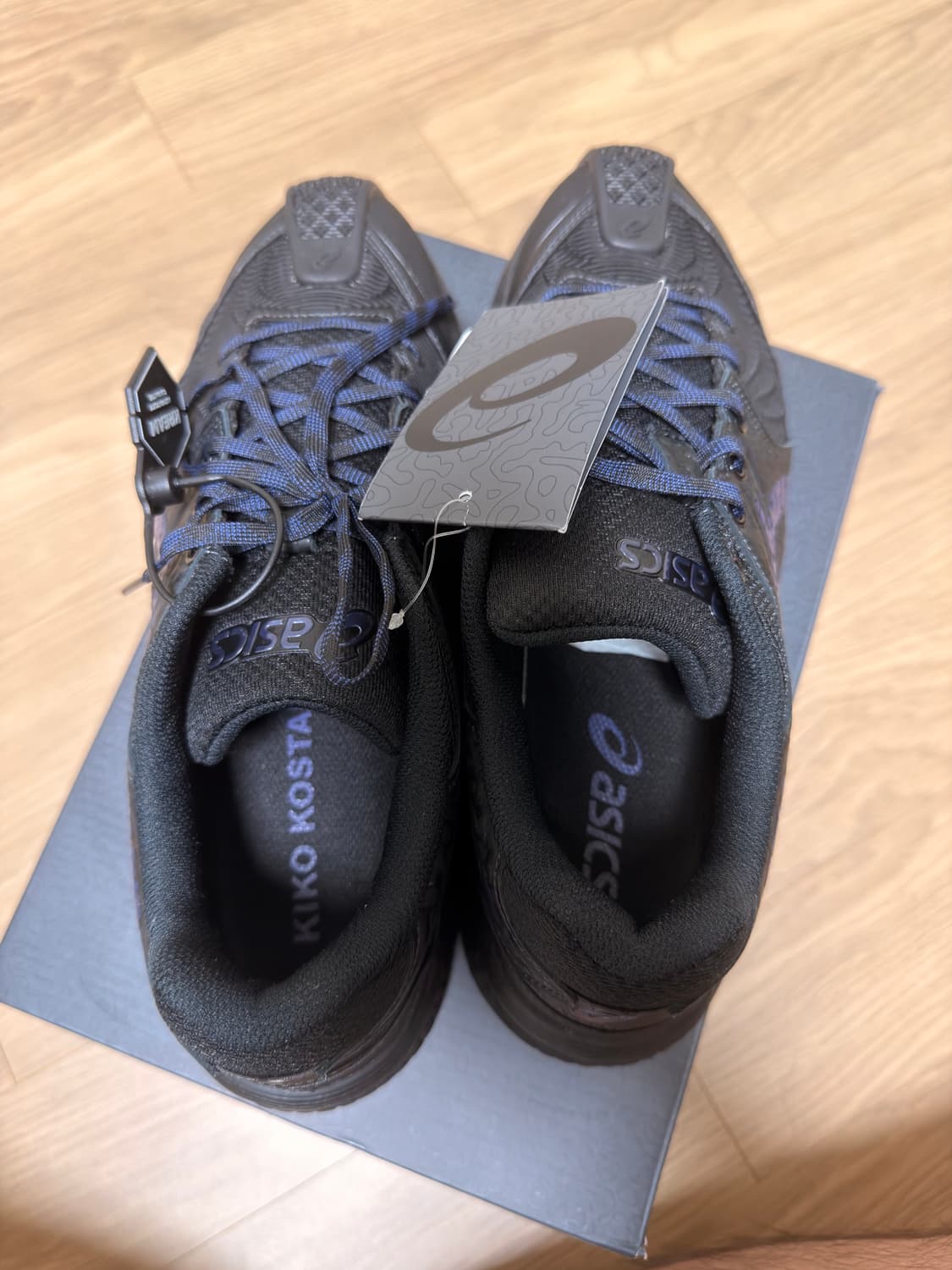 아식스 키코 젤 키릴 3 블랙 딥 블루 상품이미지2