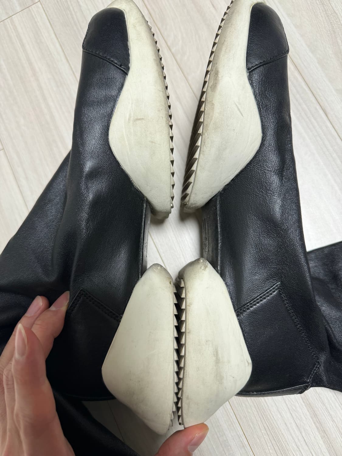 릭오웬스 아디다스 러너 스트레치 부츠 상품이미지5