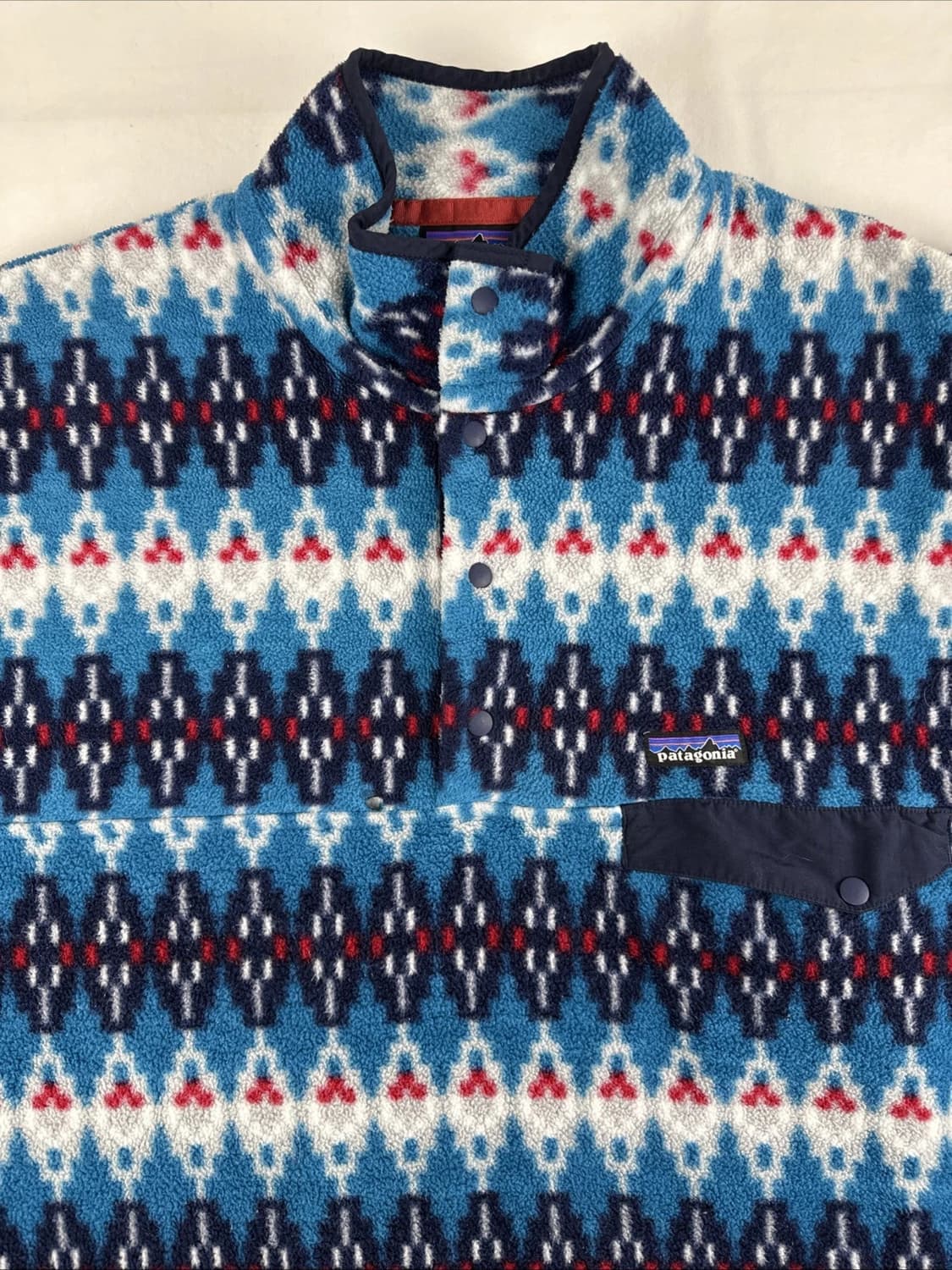 90s 파타고니아 신칠라 스냅-티 플리스 풀오버 상품이미지4