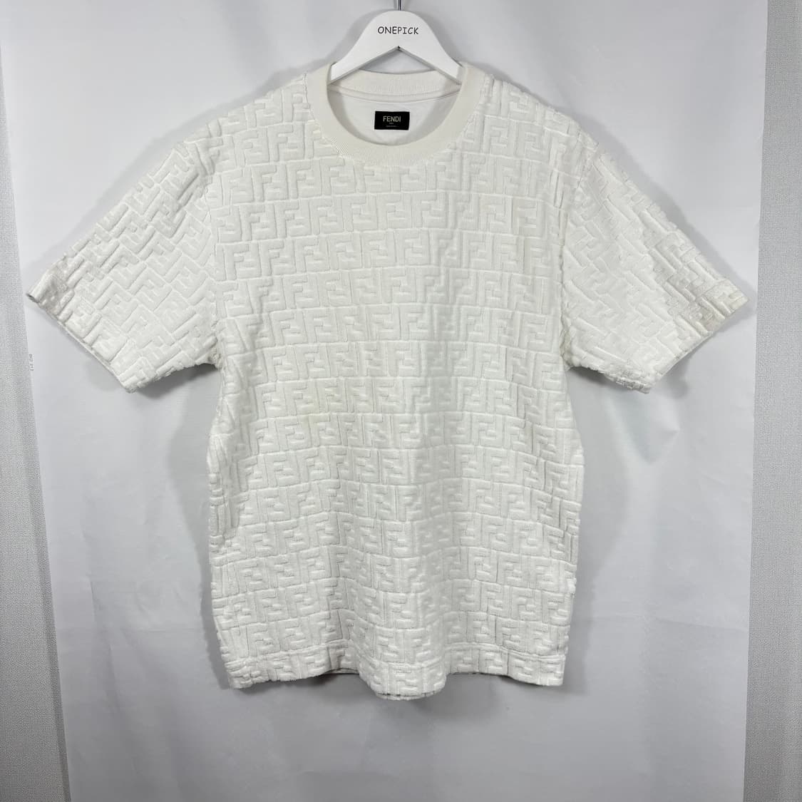 (새상품급,풀구성)펜디 FF 타월링 반팔 티셔츠 상품이미지1
