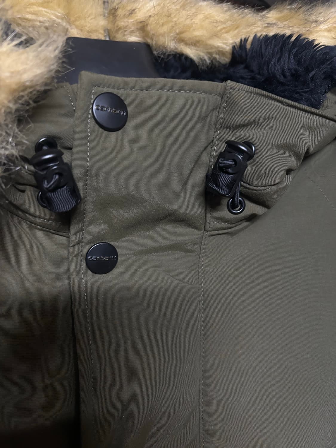 [Carhartt wip] 칼하트 우먼즈 카키 앵커리지 파카 XS 상품이미지5