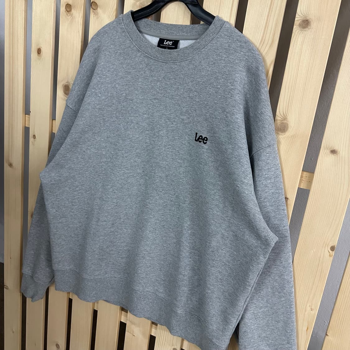 (L) 리 Lee 맨투맨 그레이 상품이미지2