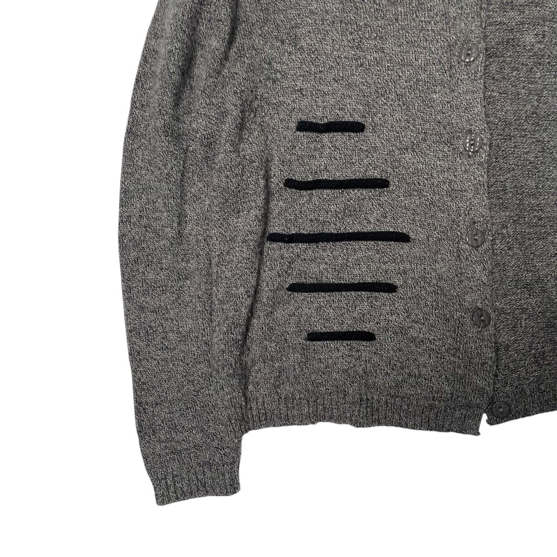 울 블렌드 보카시 스트라이프 니트 가디건 상품이미지4