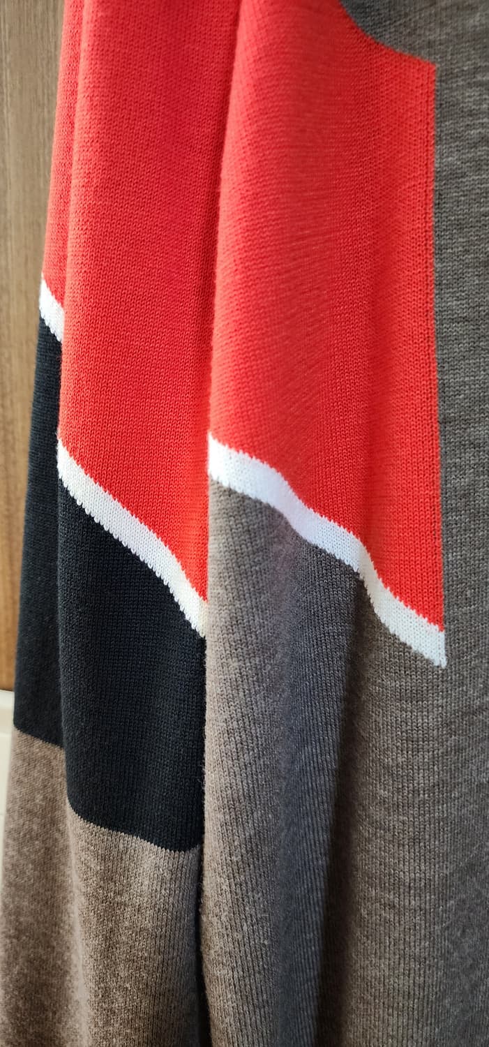 휴고보스 배색 니트 집업  XL 상품이미지4
