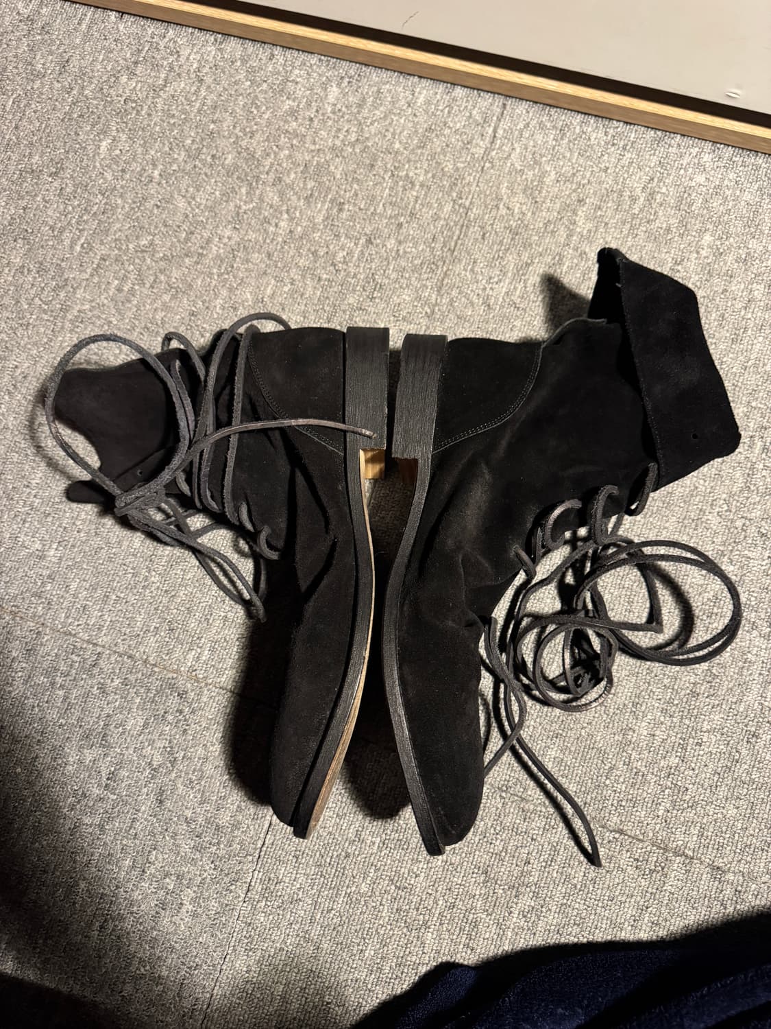 (275)스웨이드 드레이프 부츠 상품이미지4