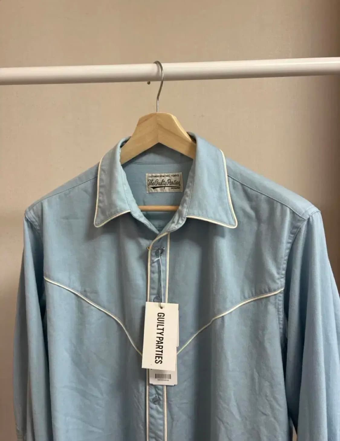 [M]와코마리아 웨스턴셔츠 블루 상품이미지2