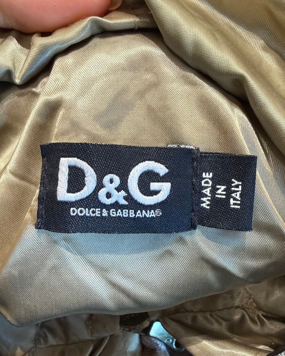 돌체앤가바나 브라운 로고자수 벨벳 후드 집업  상품이미지8