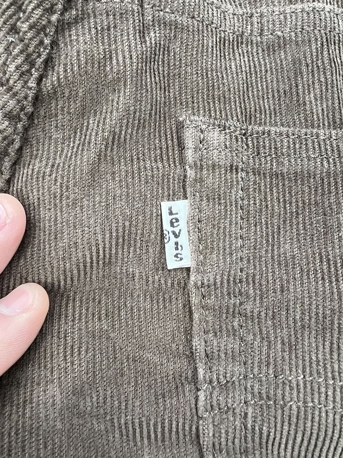 리바이스 511 브라운 화이트 탭 코듀로이 팬츠 상품이미지10