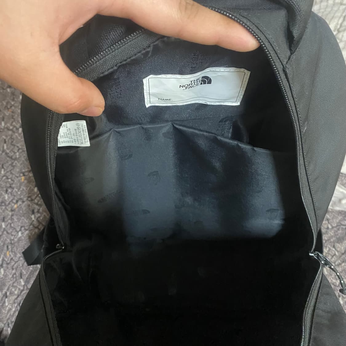 노스페이스 검정 백팩 상품이미지5
