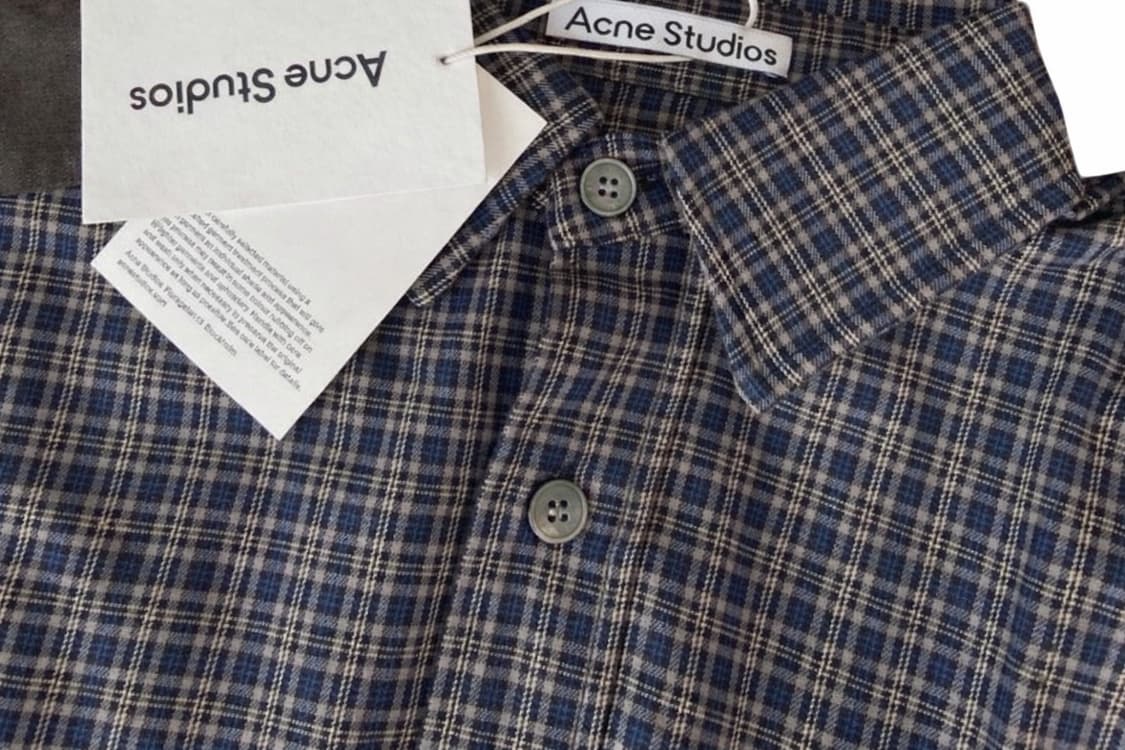 아크네 스튜디오 체크 버튼업 셔츠 상품이미지3
