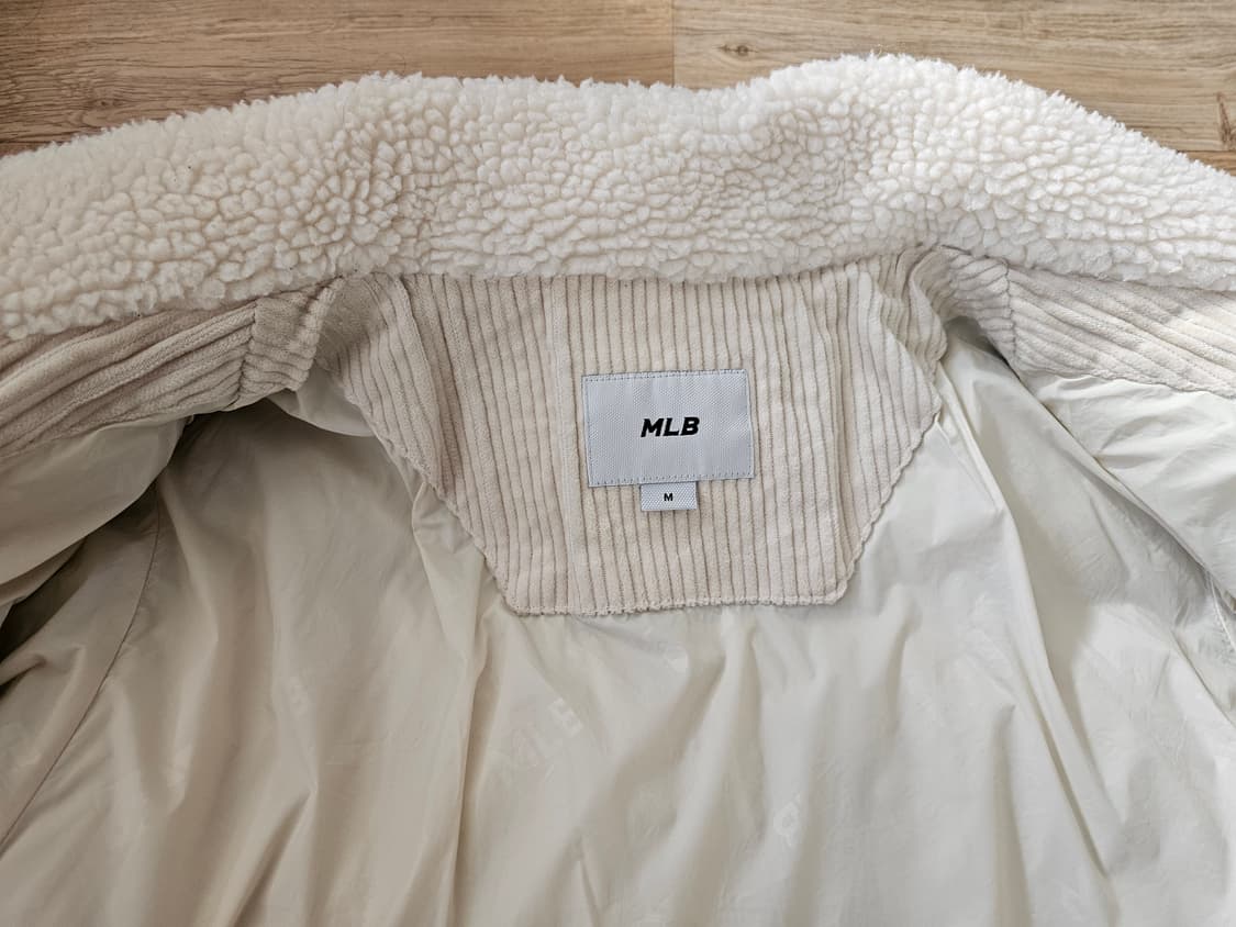 MLB 베이직 코듀로이 숏 패딩(L.Beige) 상품이미지3