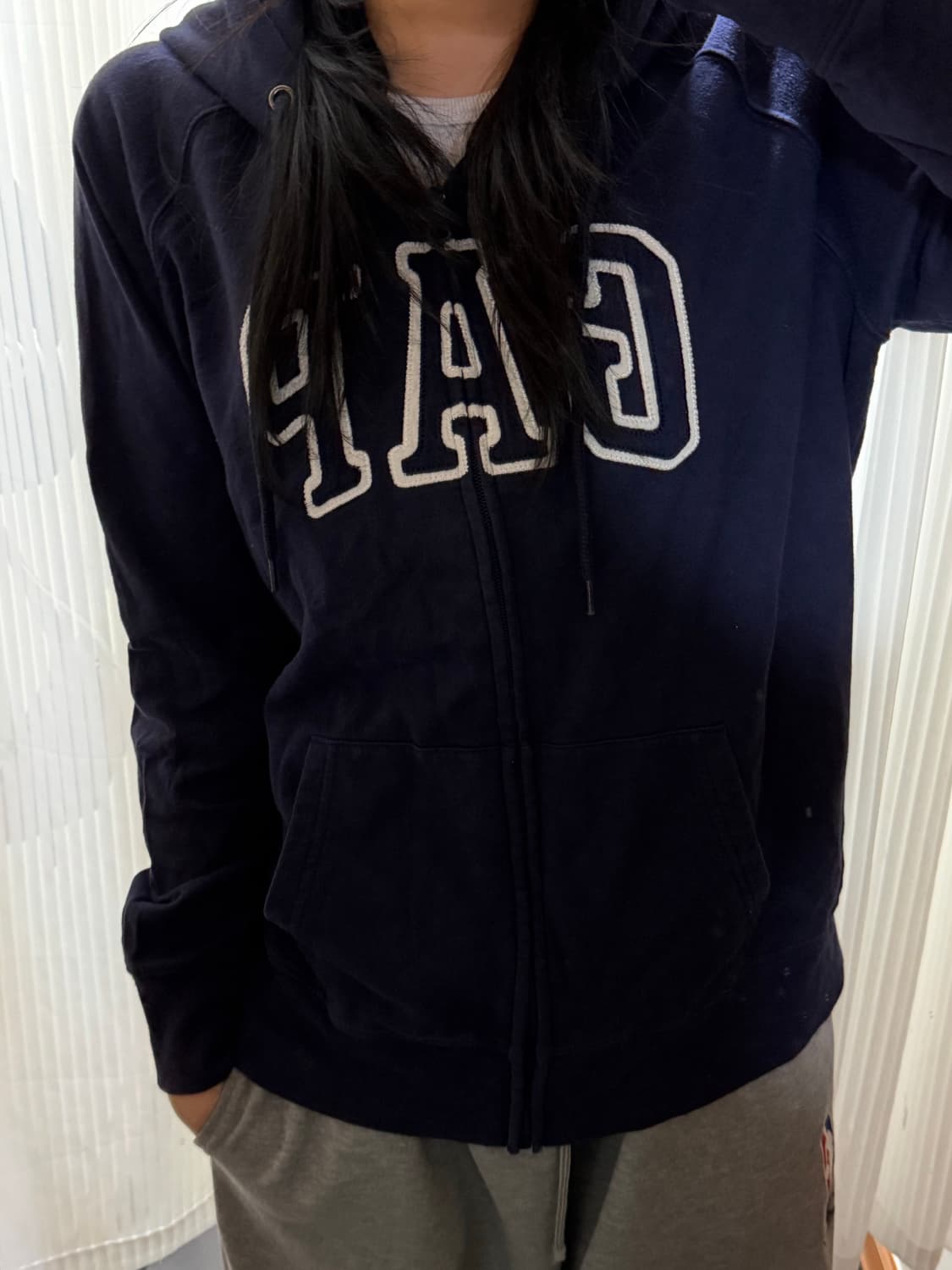 갭 네이비 후드집업 xl 상품이미지1