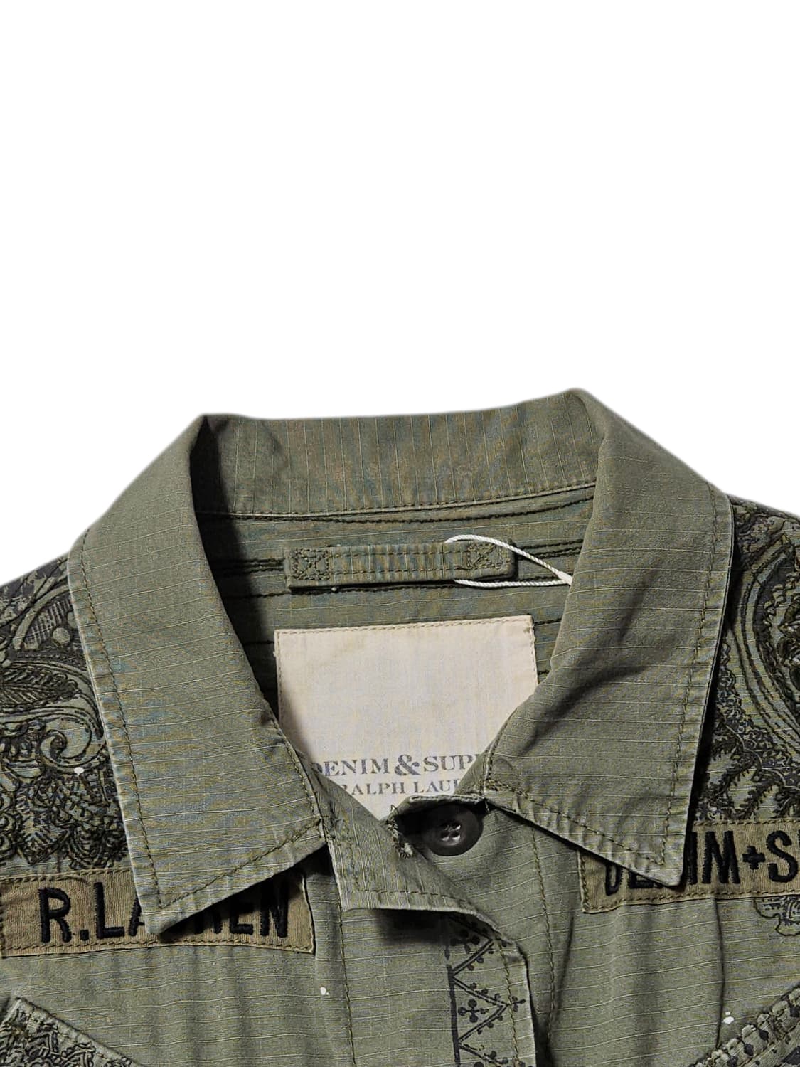 데님앤서플라이 랄프로렌 자수로고 정글 퍼티그 자켓 S 상품이미지4