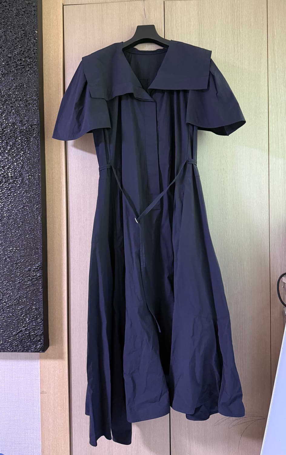 SYSTEM 벨티드 세일러 카라 원피스 상품이미지5