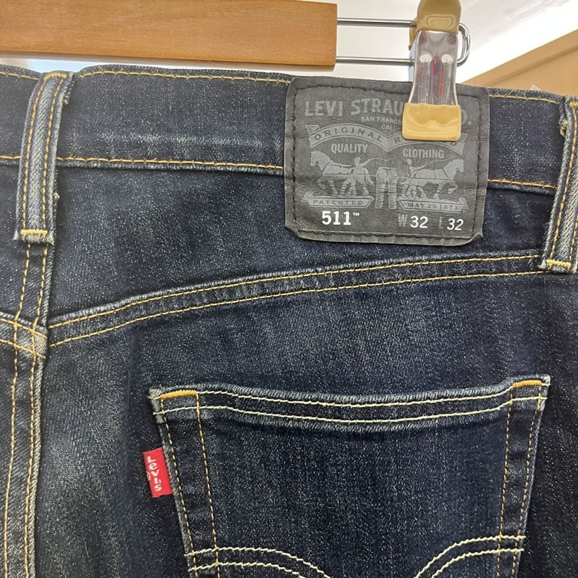 리바이스 511 올드스쿨 레트로 워싱 데님팬츠 32인치 C10764 상품이미지5