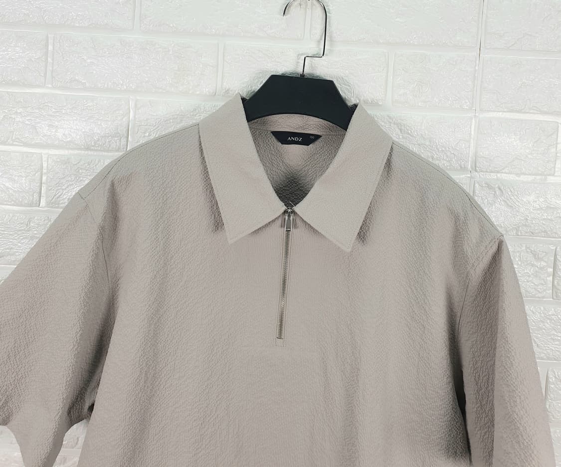 [100]앤드지 시어서커 하프집업 세트 상품이미지4