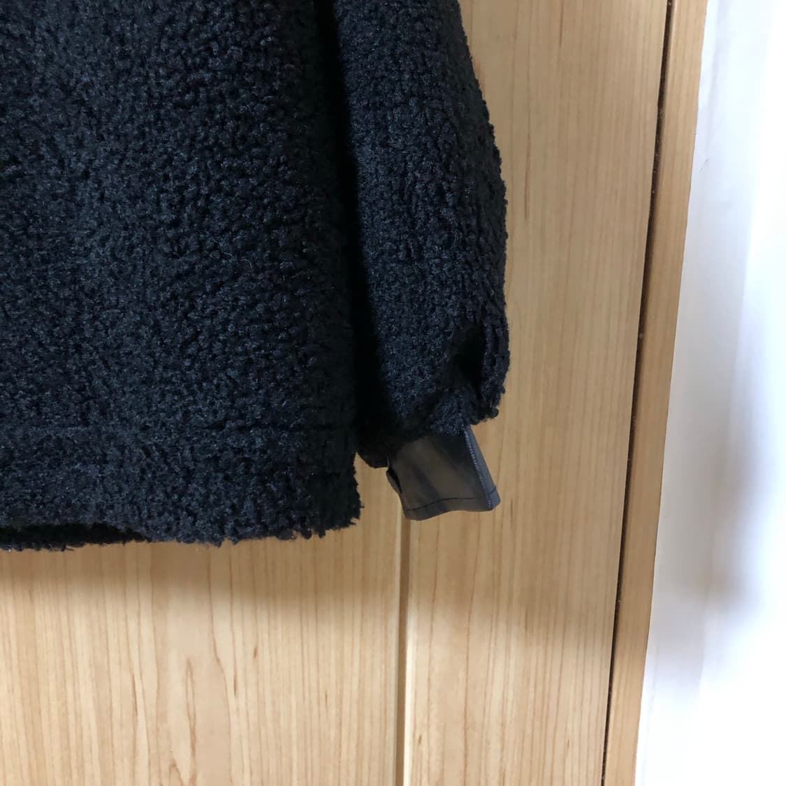 블랙 레더 뽀글이 상품이미지10