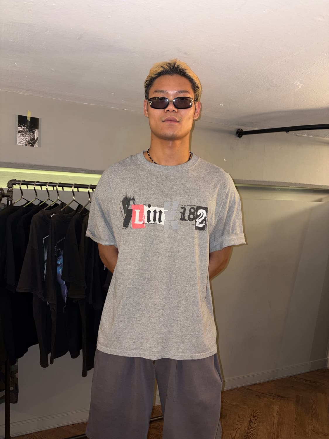 00‘s Blink-182 Ransom note logo T-shirt 상품이미지8