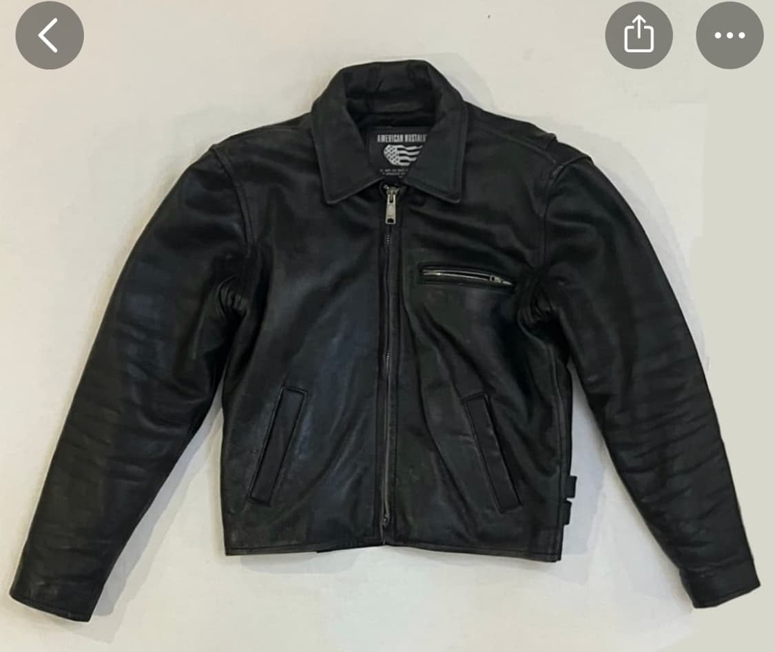 헤비 카우하이드 레더자켓 상품이미지3