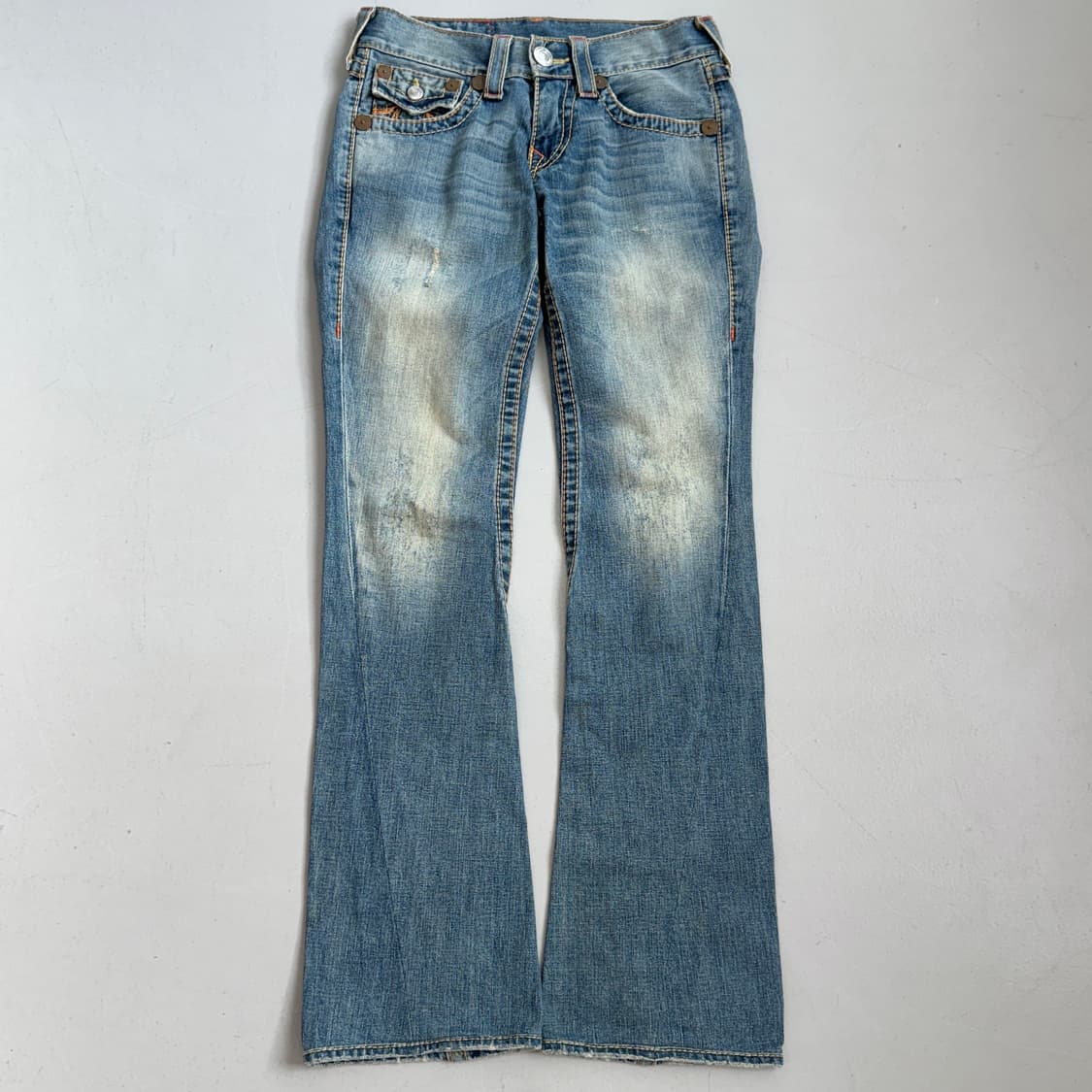 트루릴리전 Y2K 레인보우 조이 부츠컷 데님팬츠 상품이미지2