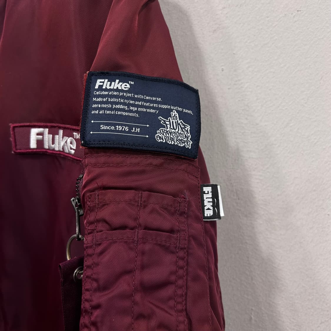 플루크 벨크로와펜 숏 ma-1 항공점퍼 상품이미지3