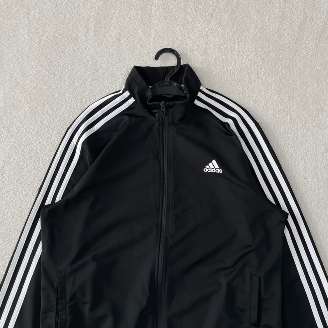 110 아디다스 블랙 트랙탑 져지 XXL 상품이미지2