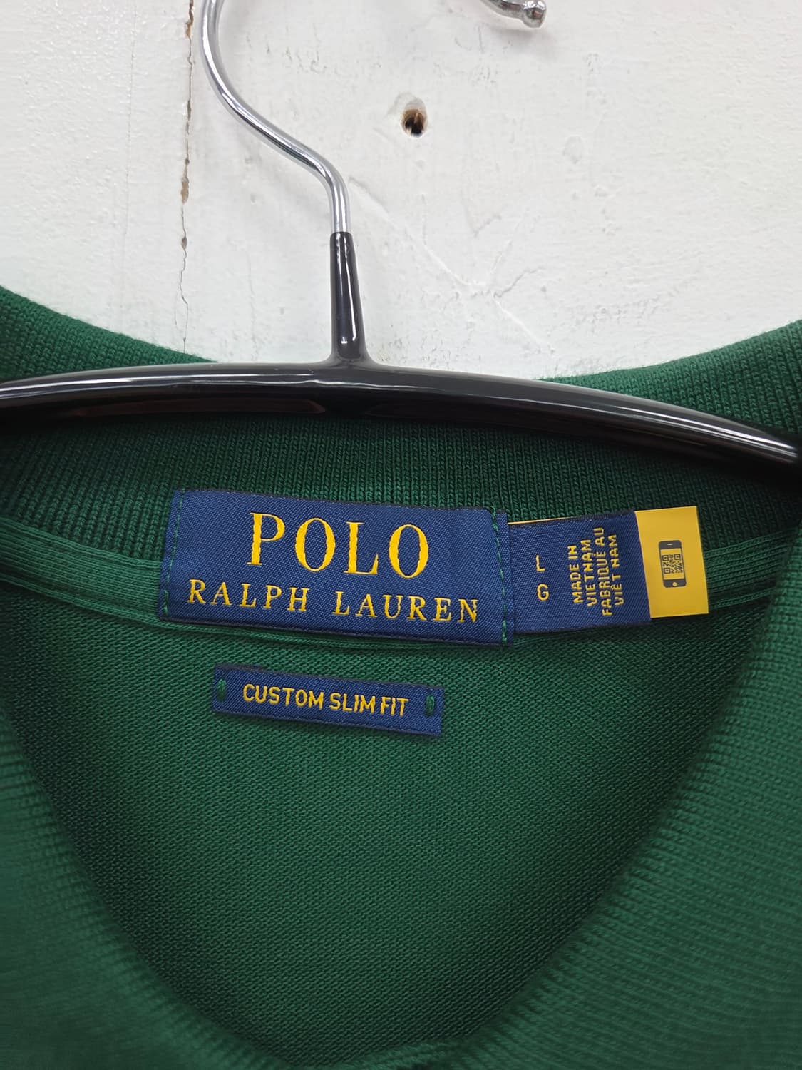 L QR정품 폴로 랄프로렌 녹색 반팔 폴로셔츠 상품이미지3