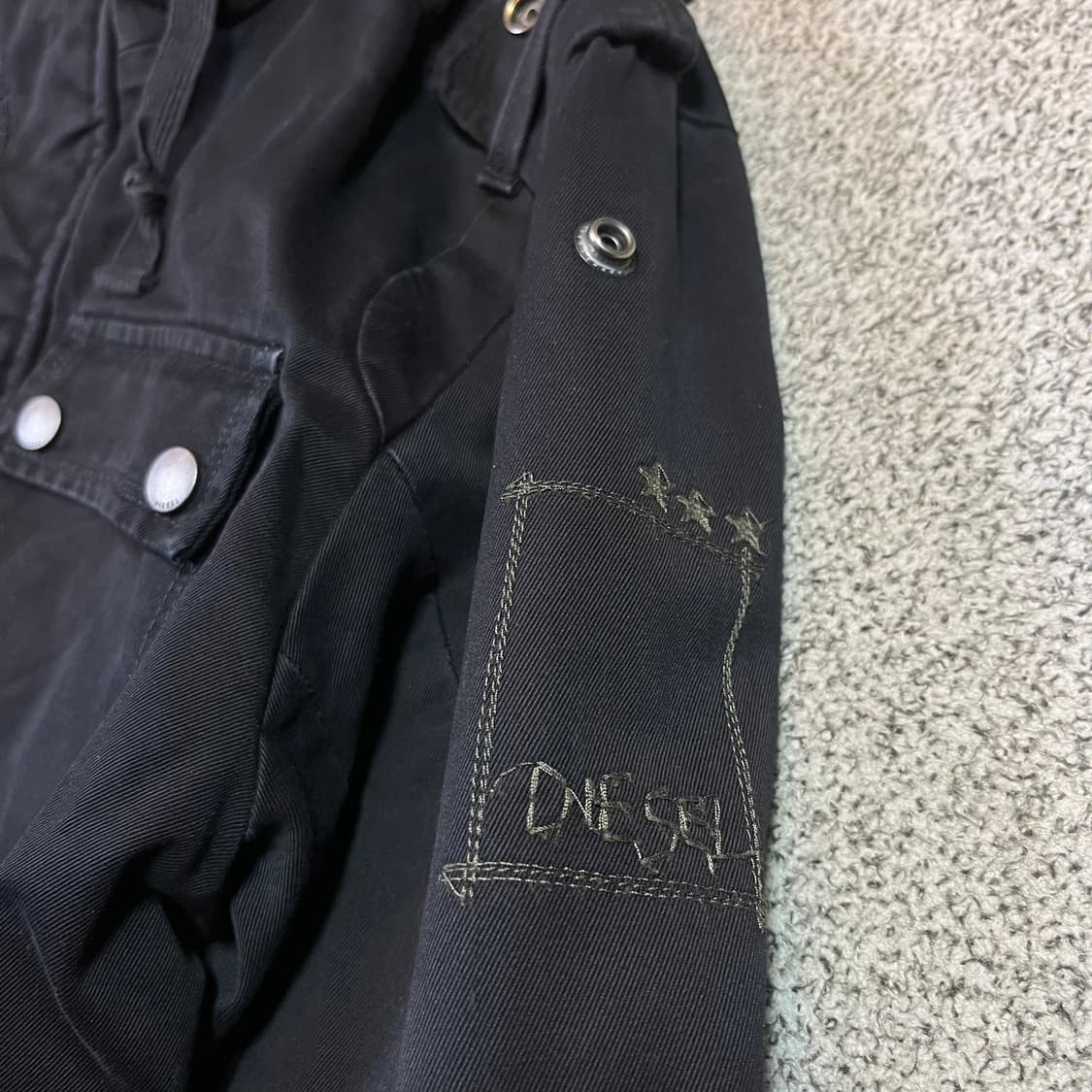 디젤 후드 필드 자켓 상품이미지2