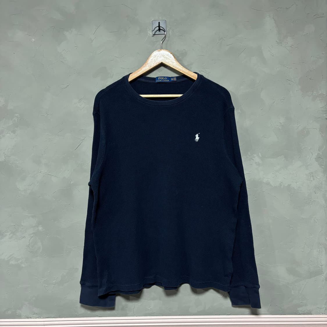 폴로 랄프로렌 신형 와플니트 네이비 상품이미지1