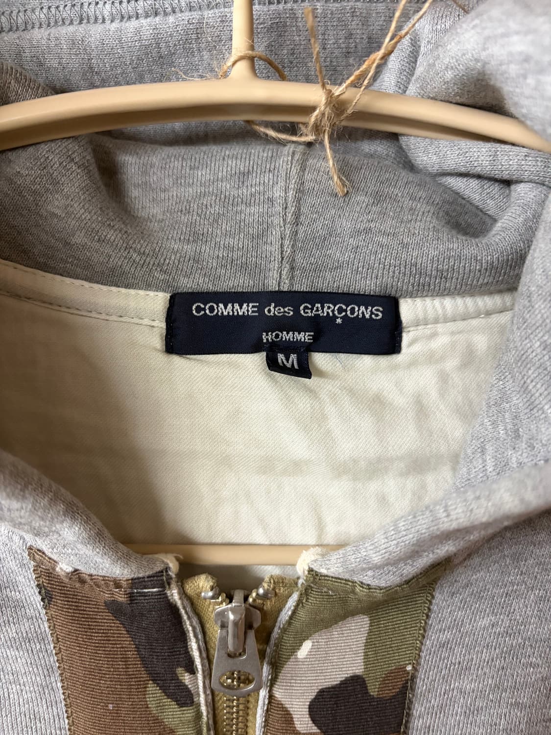 Comme des garcons homme 페인티드 후드집업 M 상품이미지4