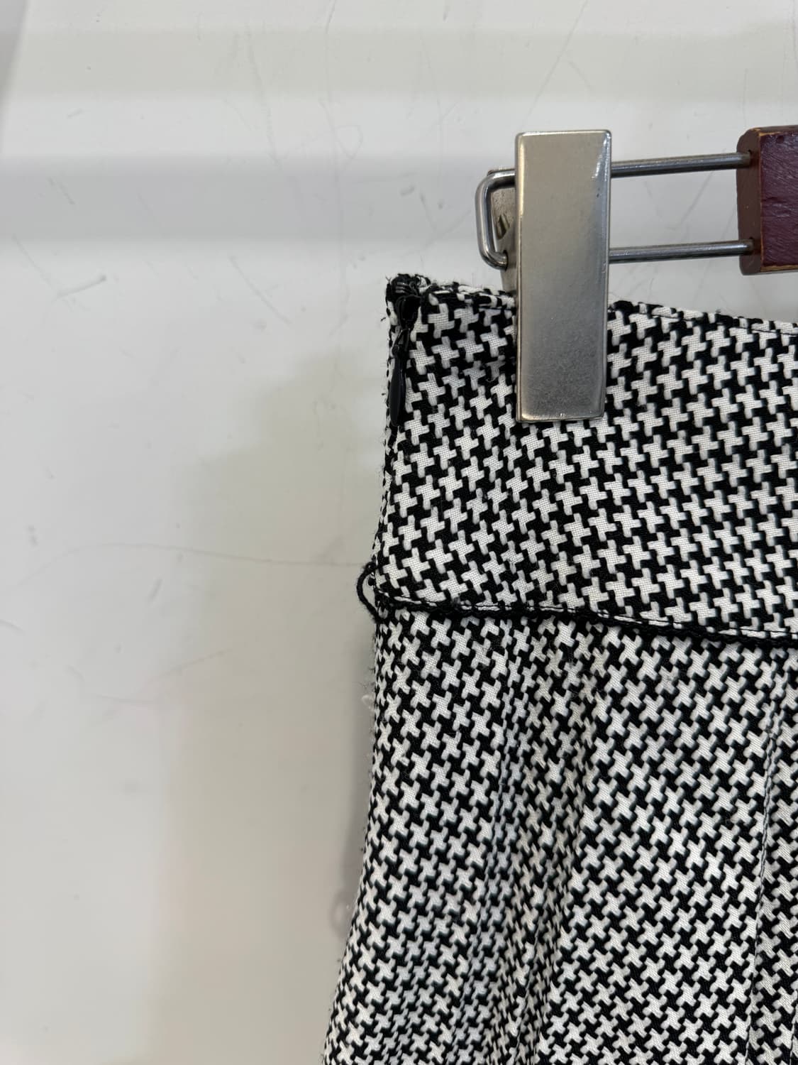 japanese vintage skirt 체크 리본 스커트 상품이미지4